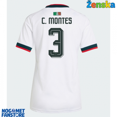 Meksiko Cesar Montes #3 Gostujuci Dres za Ženska SP 2026 Kratak Rukav